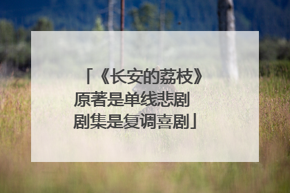 《长安的荔枝》原著是单线悲剧 剧集是复调喜剧