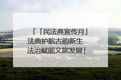 「民法典宣传月」法典护航古韵新生 法治赋能文旅发展