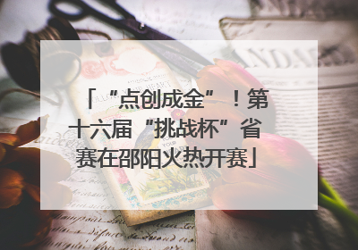 “点创成金”！第十六届“挑战杯”省赛在邵阳火热开赛