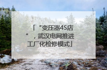 “变压器4S店”，武汉电网推进工厂化检修模式