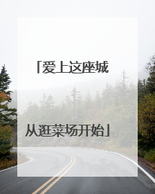 爱上这座城 从逛菜场开始