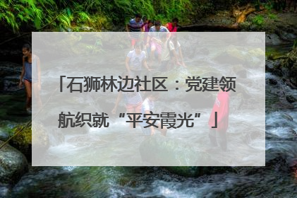石狮林边社区：党建领航织就“平安霞光”