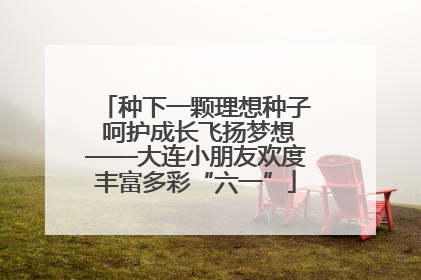 种下一颗理想种子 呵护成长飞扬梦想——大连小朋友欢度丰富多彩“六一”