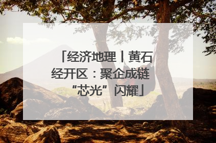 经济地理丨黄石经开区：聚企成链“芯光”闪耀