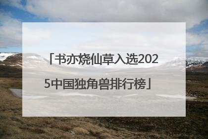 书亦烧仙草入选2025中国独角兽排行榜