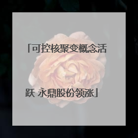 可控核聚变概念活跃 永鼎股份领涨