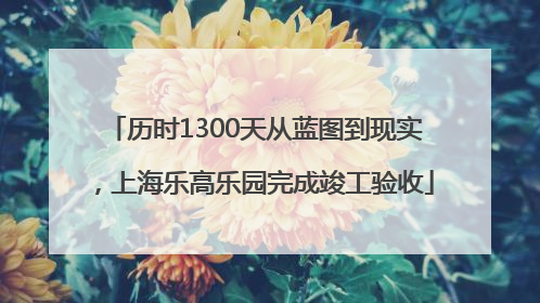 历时1300天从蓝图到现实，上海乐高乐园完成竣工验收