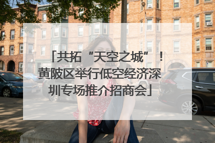 共拓“天空之城”！黄陂区举行低空经济深圳专场推介招商会