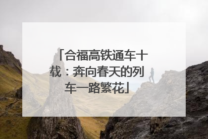合福高铁通车十载：奔向春天的列车一路繁花