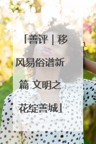 善评｜移风易俗谱新篇 文明之花绽善城