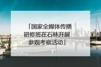 国家全媒体传播研修班在石林开展参观考察活动