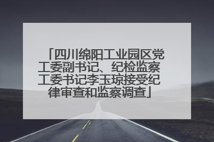四川绵阳工业园区党工委副书记、纪检监察工委书记李玉琼接受纪律审查和监察调查