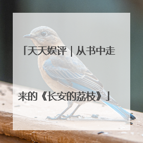 天天娱评｜从书中走来的《长安的荔枝》