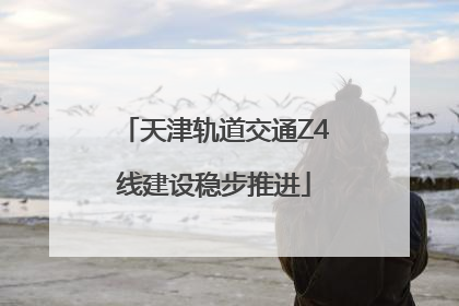 天津轨道交通Z4线建设稳步推进