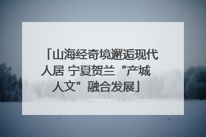 山海经奇境邂逅现代人居 宁夏贺兰“产城人文”融合发展