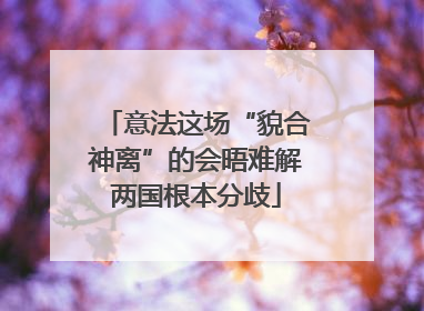 意法这场“貌合神离”的会晤难解两国根本分歧