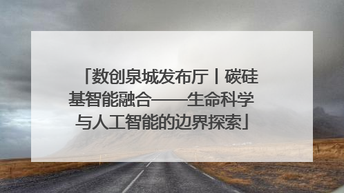 数创泉城发布厅丨碳硅基智能融合——生命科学与人工智能的边界探索
