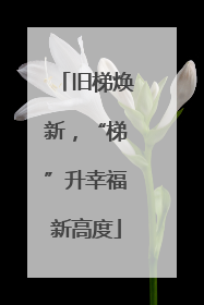 旧梯焕新，“梯”升幸福新高度