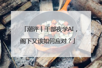 潮评丨干部夜学AI，阁下又该如何应对？