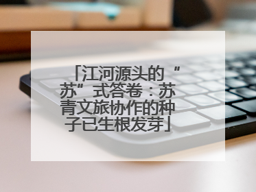 江河源头的“苏”式答卷：苏青文旅协作的种子已生根发芽
