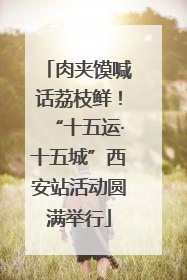 肉夹馍喊话荔枝鲜！“十五运·十五城”西安站活动圆满举行
