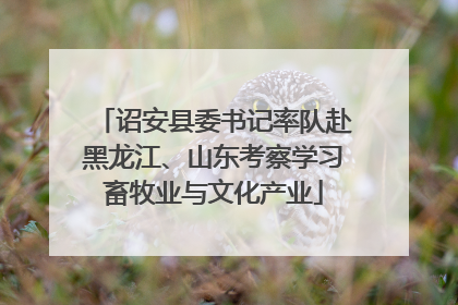 诏安县委书记率队赴黑龙江、山东考察学习畜牧业与文化产业