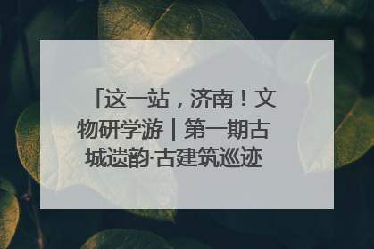 这一站，济南！文物研学游｜第一期古城遗韵·古建筑巡迹之旅圆满结束
