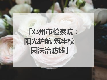 邓州市检察院：阳光护航 筑牢校园法治防线