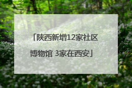 陕西新增12家社区博物馆 3家在西安