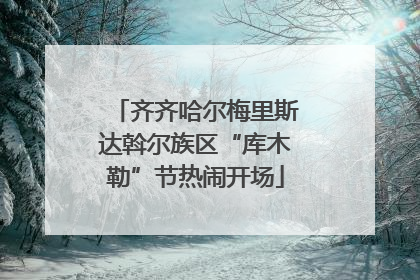 齐齐哈尔梅里斯达斡尔族区“库木勒”节热闹开场