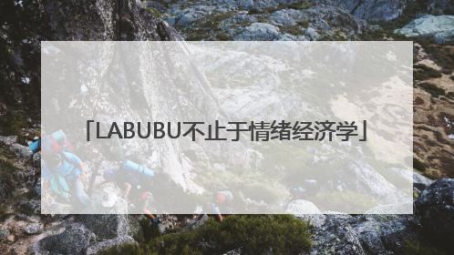LABUBU不止于情绪经济学